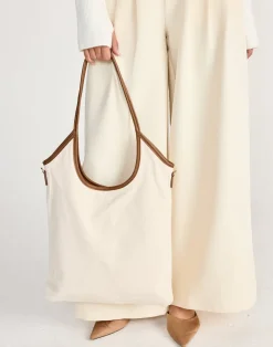 Isobel Shoulder Bag (Natural Linen) - By Billini*CHARCOAL CLOTHING Online
