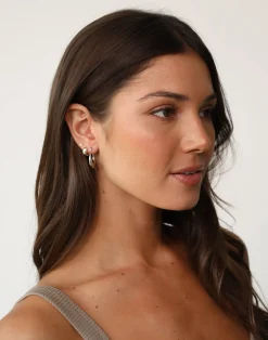 Jacey Earrings (Silver)*CHARCOAL Clearance