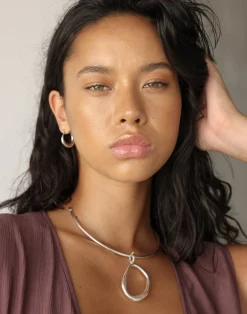 Jacey Earrings (Silver)*CHARCOAL Discount