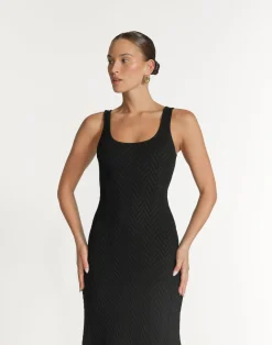 Jacqueline Maxi Dress (Black)*CHARCOAL Fashion
