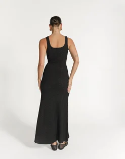 Jacqueline Maxi Dress (Black)*CHARCOAL Fashion