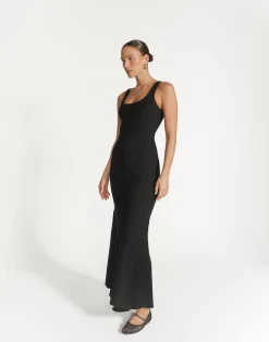 Jacqueline Maxi Dress (Black)*CHARCOAL Fashion