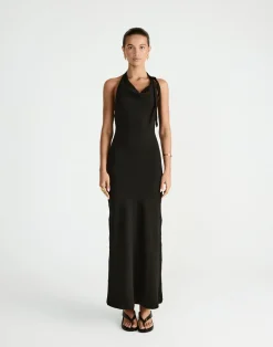 Jairo Maxi Dress (Black)*CHARCOAL New