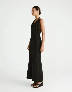 Jairo Maxi Dress (Black)*CHARCOAL New
