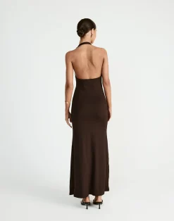 Jairo Maxi Dress (Chocolate)*CHARCOAL Clearance
