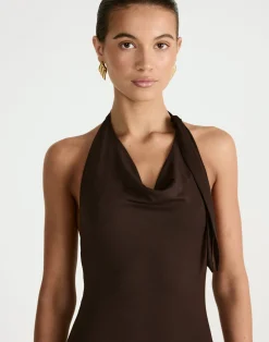 Jairo Maxi Dress (Chocolate)*CHARCOAL Clearance