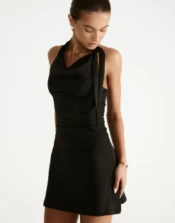 Jairo Mini Dress (Black)*CHARCOAL Sale