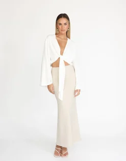 Jamila Shirt (White)*CHARCOAL Sale