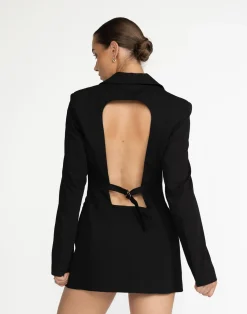 Jay Blazer Dress (Black)*CHARCOAL Fashion