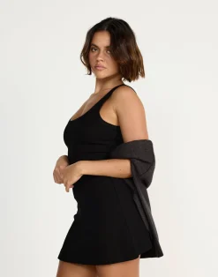 Jayden Mini Dress (Black)*CHARCOAL CLOTHING Sale