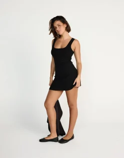 Jayden Mini Dress (Black)*CHARCOAL CLOTHING Sale