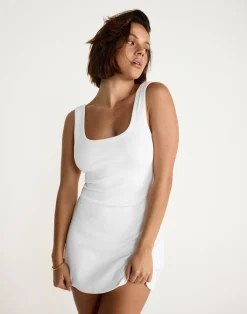 Jayden Mini Dress (White)*CHARCOAL CLOTHING Discount