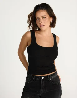 Jayden Tank (Black)*CHARCOAL CLOTHING New