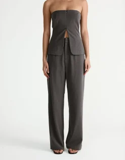Jenson Pants (Grey Texture)*CHARCOAL Fashion