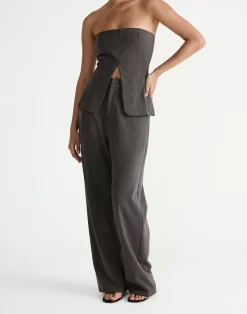 Jenson Pants (Grey Texture)*CHARCOAL Fashion