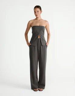 Jenson Pants (Grey Texture)*CHARCOAL Fashion