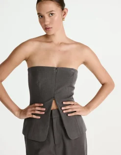 Jenson Top (Grey Texture)*CHARCOAL Clearance