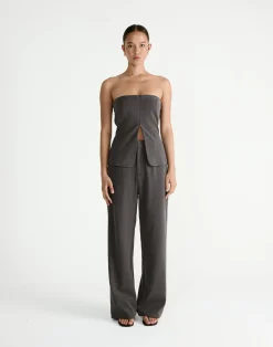 Jenson Top (Grey Texture)*CHARCOAL Clearance