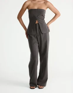 Jenson Top (Grey Texture)*CHARCOAL Clearance