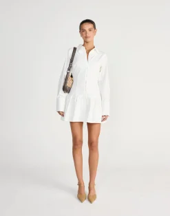 Jessamine Mini Dress (White)*CHARCOAL CLOTHING Hot