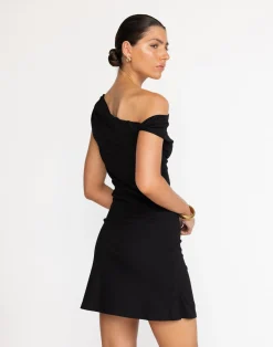 Jessi Mini Dress (Black)*CHARCOAL Outlet