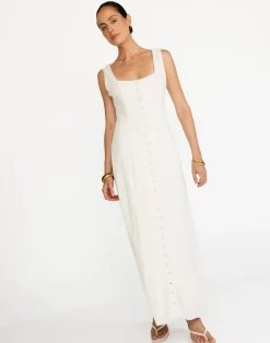 Joni Maxi Dress (Oat)*CHARCOAL Sale