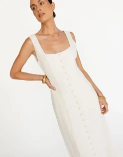 Joni Maxi Dress (Oat)*CHARCOAL Sale