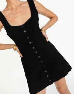 Joni Mini Dress (Black)*CHARCOAL Discount
