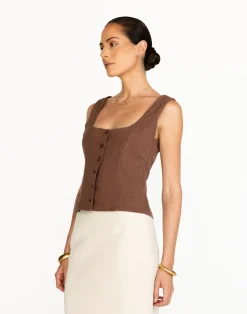 Joni Top (Espresso)*CHARCOAL Discount