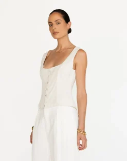 Joni Top (Oat)*CHARCOAL Hot