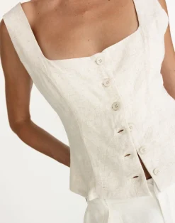 Joni Top (Oat)*CHARCOAL Hot