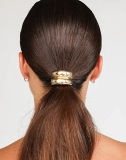 Jordin Hair Tie (Gold)*CHARCOAL Fashion