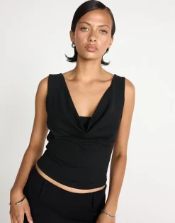 Josette Top (Black)*CHARCOAL CLOTHING Best