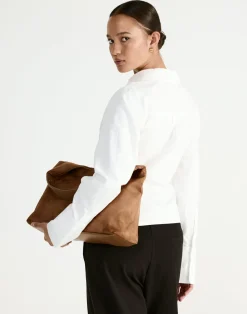 Judah Long Sleeve Top (White)*CHARCOAL Hot