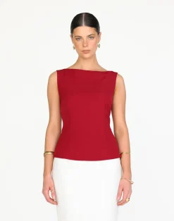 Jules Top (Ruby)*CHARCOAL Outlet