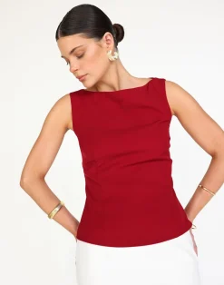 Jules Top (Ruby)*CHARCOAL Outlet