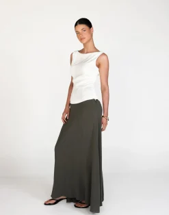 Jules Top (White)*CHARCOAL Best