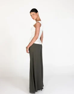 Jules Top (White)*CHARCOAL Best