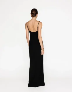 June Maxi Dress (Black)*CHARCOAL Outlet