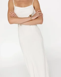 June Maxi Dress (Oat)*CHARCOAL Fashion