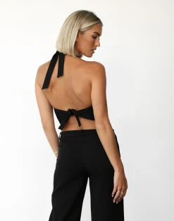 Kailani Top (Black)*CHARCOAL New