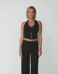 Kailani Top (Black)*CHARCOAL New
