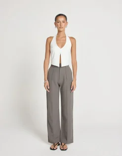 Kailani Top (White)*CHARCOAL Best
