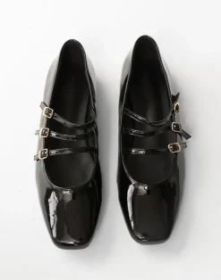 Kairo Ballet Flat (Black Patent) - By*Billini New