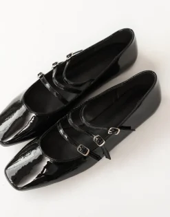 Kairo Ballet Flat (Black Patent) - By*Billini New