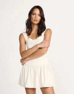 Kalila Mini Dress (Oat)*CHARCOAL Best