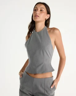 Kalla Top (Grey)*CHARCOAL CLOTHING Discount