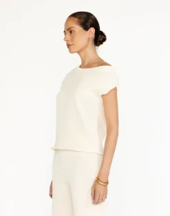 Kassie Top (Oat)*CHARCOAL Clearance