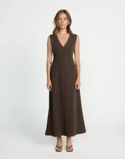 Katniss Maxi Dress (Chocolate)*CHARCOAL CLOTHING Hot