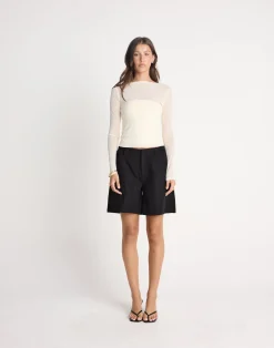 Keating Long Sleeve Top (Oat)*CHARCOAL CLOTHING New